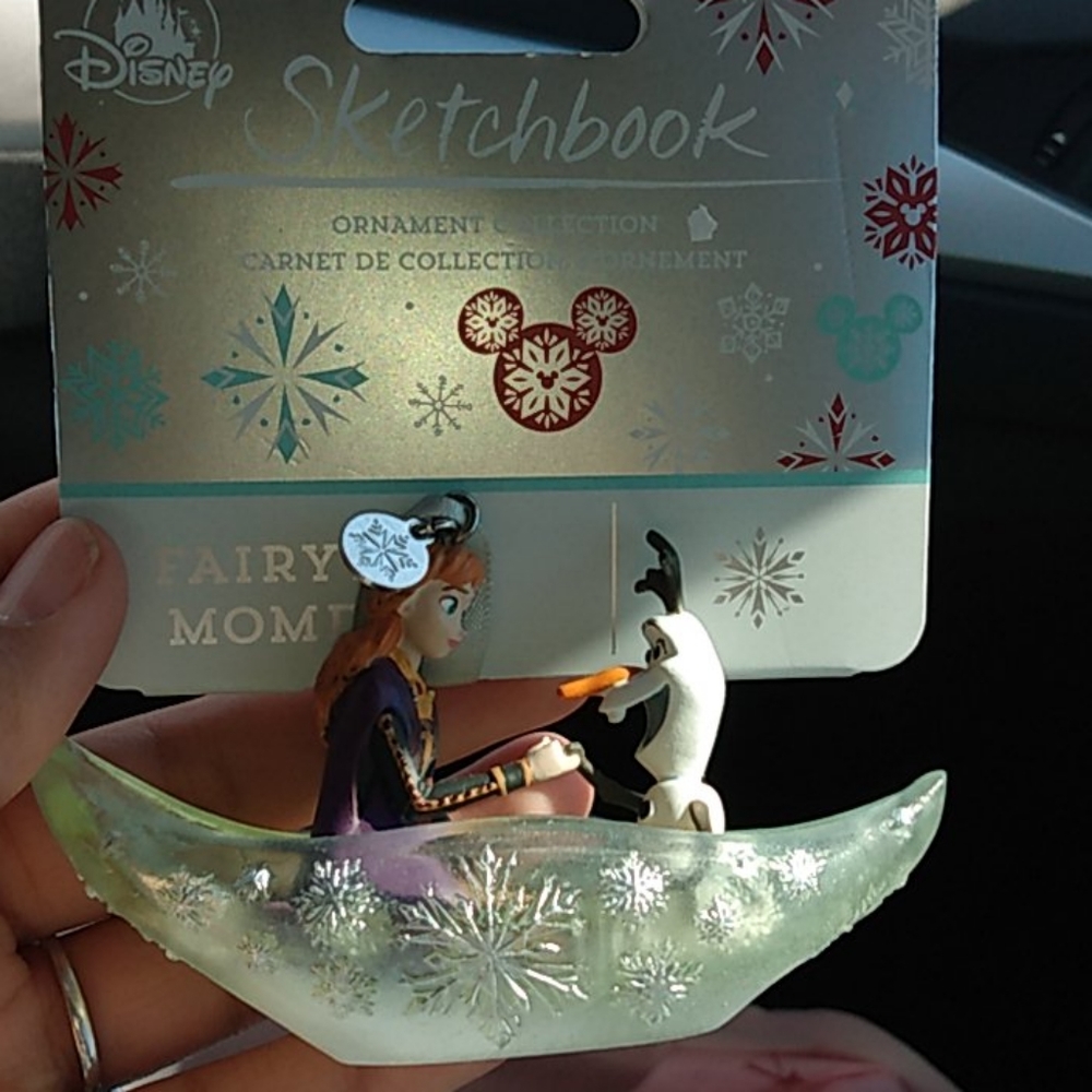 Olaf and Anna Ornament